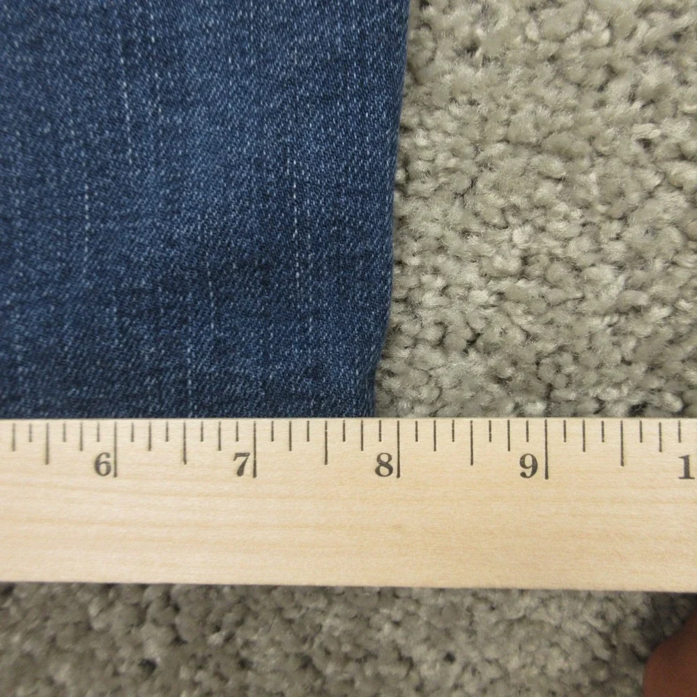 7 For All Mankind Jeans Mens 40x30 Blue The Straight Foolproof Denim Pants Faded